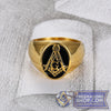 Classic Gold Masonic Ring | FreemasonsShop.com | Rings
