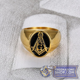 Classic Gold Masonic Ring