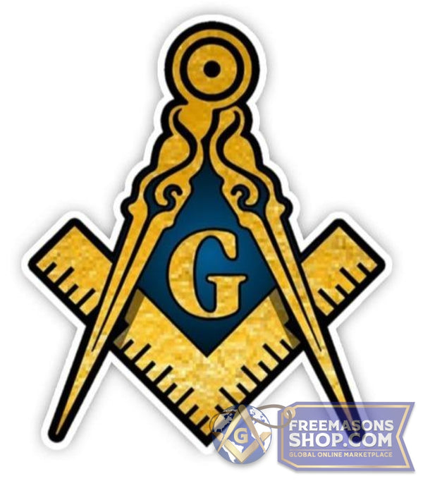 Masonic Car Decal | FreemasonsShop.com | Car Decal