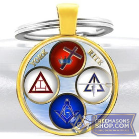 York Rite Key Chain