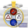 York Rite Key Chain