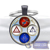 York Rite Key Chain