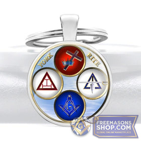 York Rite Key Chain