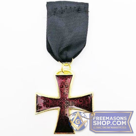 Knights Templar Red Cross Badge