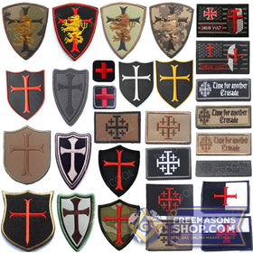 Knights Templar Embroidered Patches