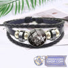Masonic Black Leather Bracelet (Various Designs) | FreemasonsShop.com | Jewelry