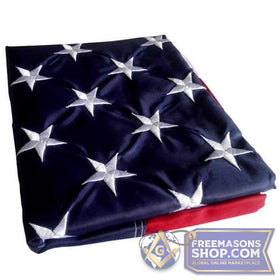 Outdoor Embroidered USA Flag - 3x5