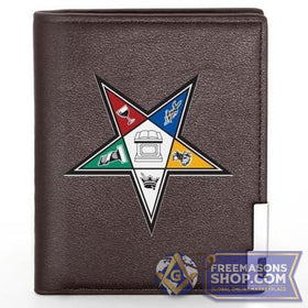 Eastern Star Leather Bifold Wallet