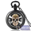 Masonic Skull Quartz Pocket Watch (Various Colors)