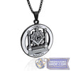 Masonic Round Necklace (Various Colors) | FreemasonsShop.com | Jewelry