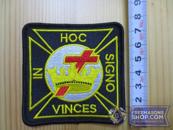 Knights Templar Embroidered Iron-On Patch | FreemasonsShop.com | Patch