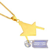 Freemason Gold Rhinestones Necklace | FreemasonsShop.com | Jewelry