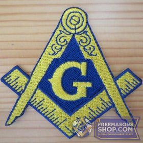 Masonic Embroidered Iron-On Patch