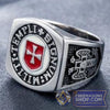 Knights Templar Cross Silver Ring | FreemasonsShop.com | Rings