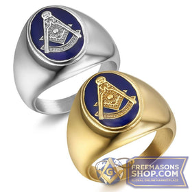 Past Master Oval Ring