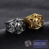 Embossed Skull & Crossbones Masonic Ring | FreemasonsShop.com | Rings