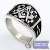 Freemason Checkered Floor Ring | FreemasonsShop.com | Rings