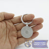 Masonic Skull Glass Dome Metal  Key Chain | FreemasonsShop.com | Accessories