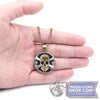 Masonic Skull Glass Dome Necklace | FreemasonsShop.com | Jewelry
