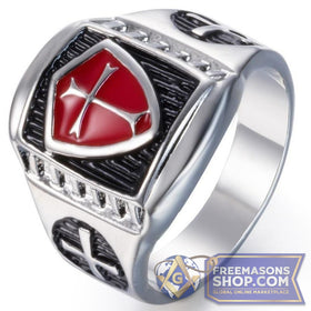 Knights Templar Crusader Ring Retro