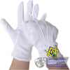 Gold Masonic Embroidery Gloves | FreemasonsShop.com | Accessories