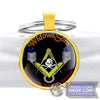 Widows Sons Masonic Glass Dome Key Chain | FreemasonsShop.com | Accessories