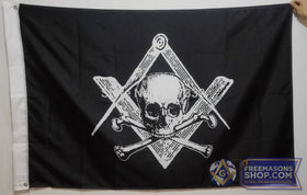 Masonic Flag - Skull