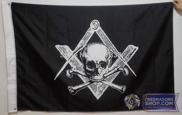Masonic Flag - Skull | FreemasonsShop.com | Flags