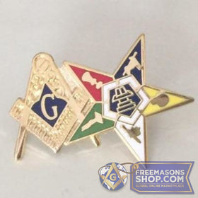 Eastern Star Masonic Lapel Pin