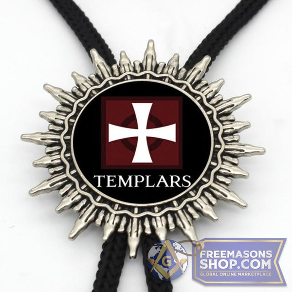Knights Templar Bolo Neck Tie (Various Designs) | FreemasonsShop.com | Bolo