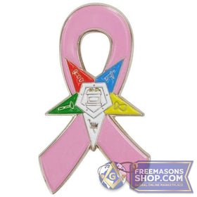 Eastern Star Breast Cancer Awareness Pin