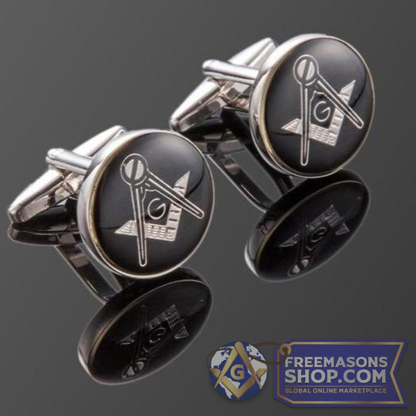 Masonic Cuff Links Round Copper | FreemasonsShop.com | Accessories