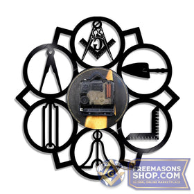 Masonic Tools LED Wall Clock