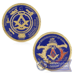 Masonic Brotherhood Commemorative Coin