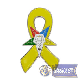 Support Our Troops Eastern Star OES Lapel Pin