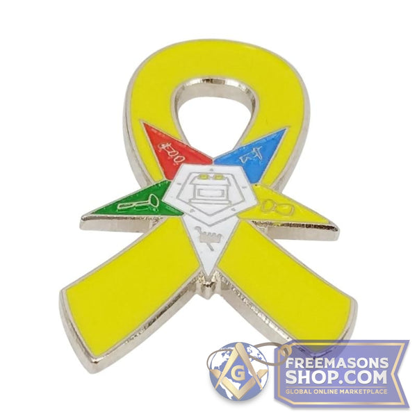 Support Our Troops Eastern Star OES Lapel Pin | FreemasonsShop.com | Pins