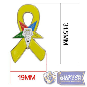 Support Our Troops Eastern Star OES Lapel Pin