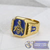 Blue Enamel Masonic Ring | FreemasonsShop.com | Rings
