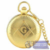 Luxury Pocket Watch with Chain (Gold, Silver or Bronze) | FreemasonsShop.com | Watch