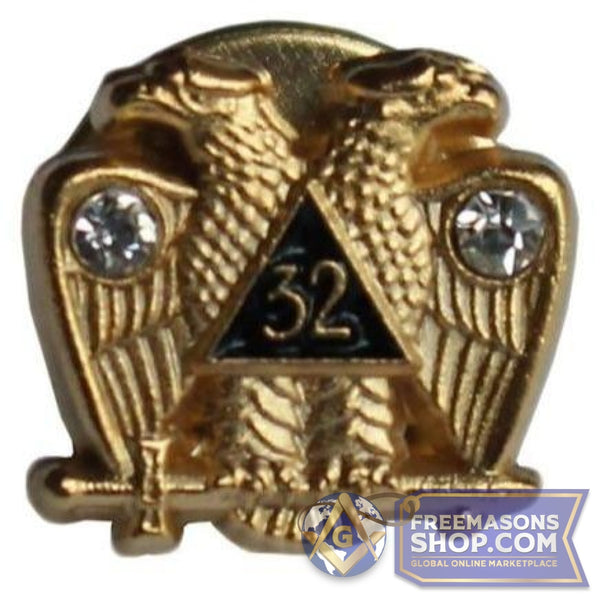 Scottish Rite 32nd Degree Gem Pin | FreemasonsShop.com | Pins