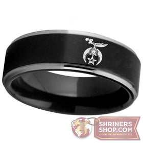 Shriners Tungsten Ring