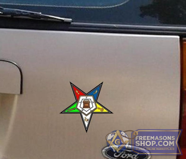 Eastern Star Car Sticker | FreemasonsShop.com | Car Decal