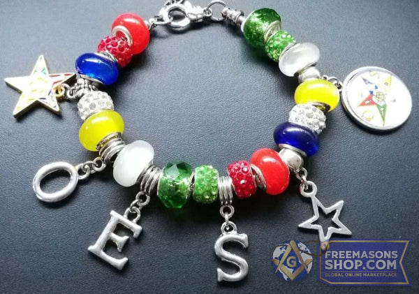 Eastern Star OES Charm Bracelet | FreemasonsShop.com | Jewelry