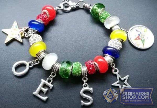Eastern Star OES Charm Bracelet | FreemasonsShop.com | Jewelry