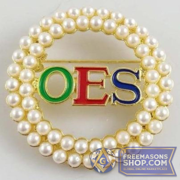 OES Eastern Star Pearl Pin | FreemasonsShop.com | Pins