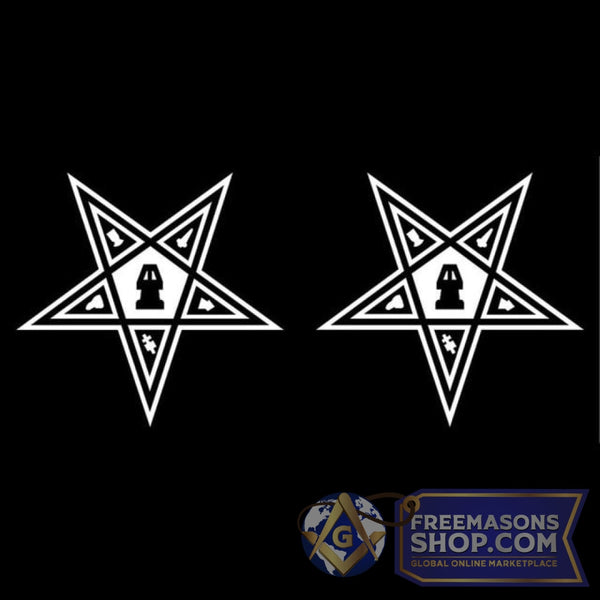 Eastern Star Taillight Stickers Decals | FreemasonsShop.com | Car Decal