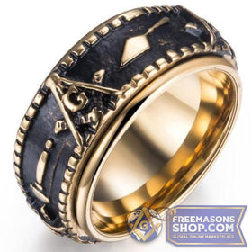 Masonic Stainless Steel Band (Gold & Silver)