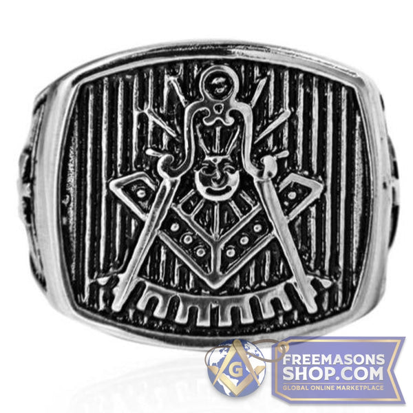 Past Master Stainless Steel Ring | FreemasonsShop.com | Rings