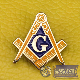 Gold Masonic Pin