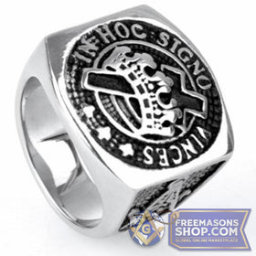 Knights Templar Retro Masonic Ring